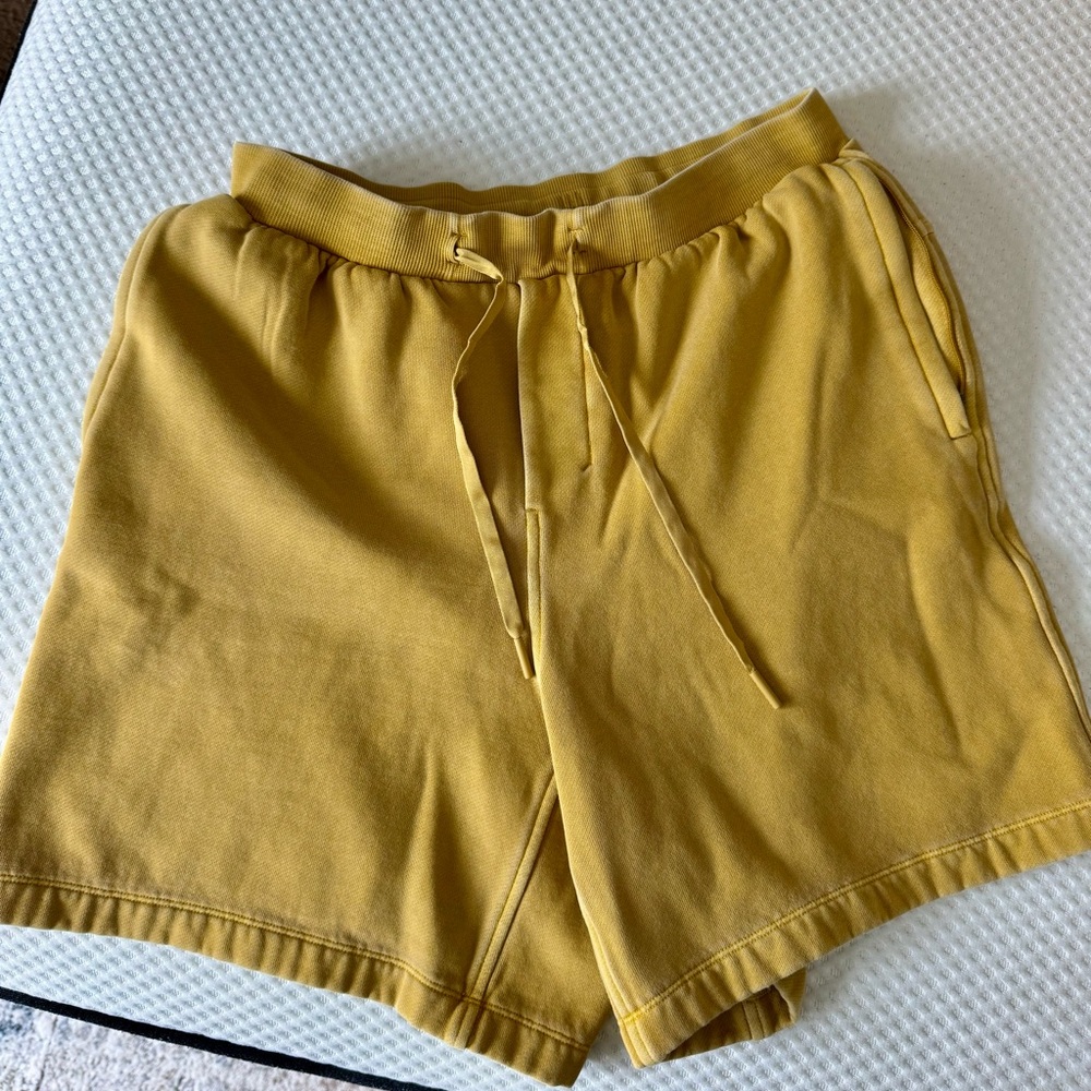 Men’s lululemon Mustard Yellow Shorts